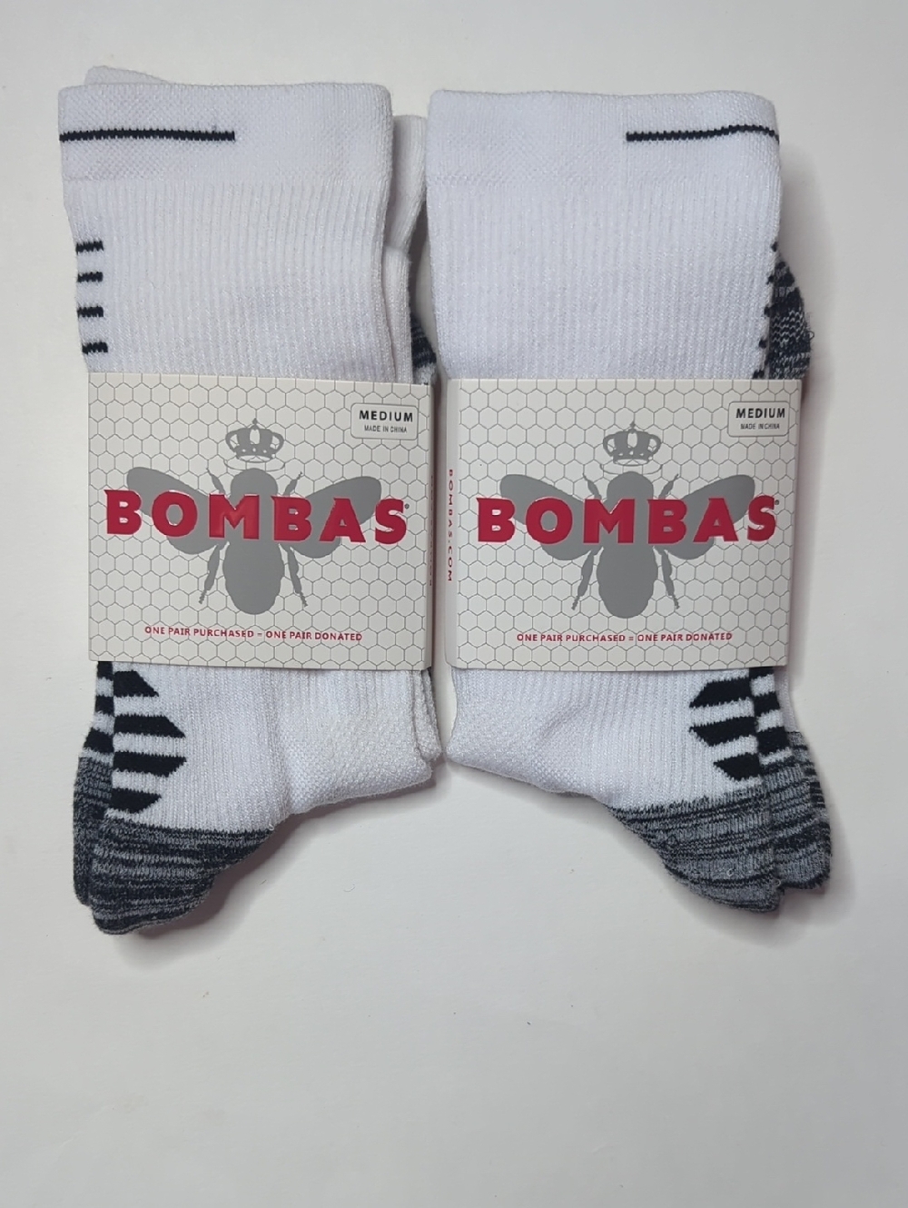 Bombas Run Calf Socks In Size Medium NEW